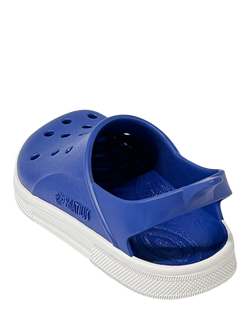 Boatilus Kids' Cloggy Sandals - view 2, Cobalt Blue/White
