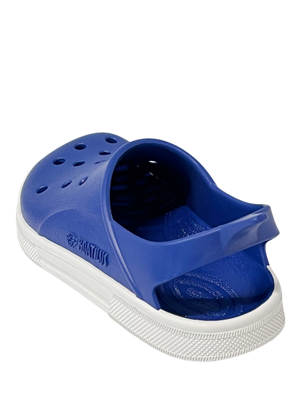 Boatilus Kids' Cloggy Sandals - view 2, Cobalt Blue/White