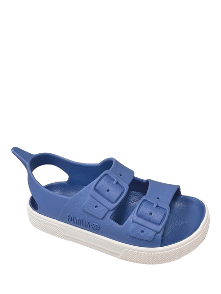Boatilus Kids' Irky Veg Sandals - view 2, Denim Blue