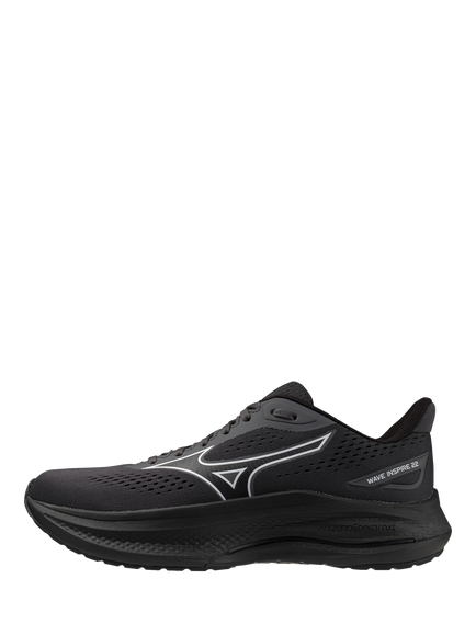 Mizuno Wave Inspire 22 Running Shoes, Blackpearl/Blackbean - view 2, Blackpearl/Blackbean