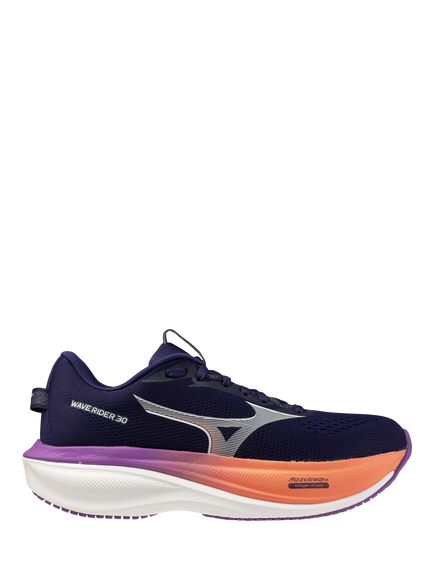 Mizuno WAVE RIDER 30 Running Shoes, Rhodonite/White, Rhodonite/White