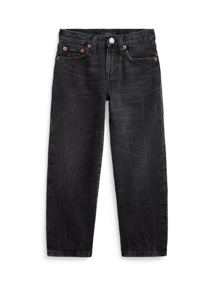 Ralph Lauren Kids' Lynwood Relaxed Denim Jeans, Black