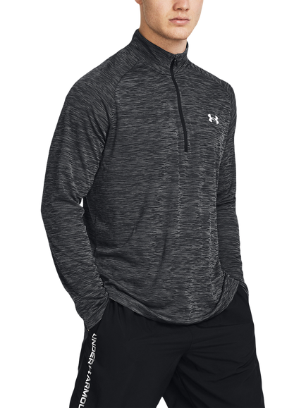 Under Armour Tech Half Zip Sports Top, Black / / White, Black / / White