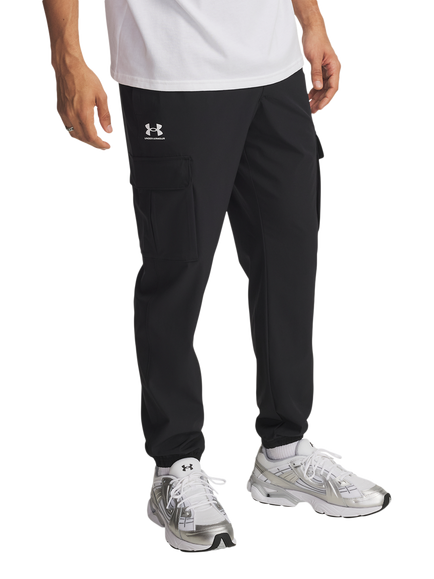 Under Armour Vibe Woven Cargo Trousers, Black / / White, Black / / White