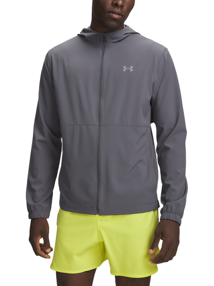 Under Armour Velociti Hooded Jacket, Castlerock, Castlerock / Castler