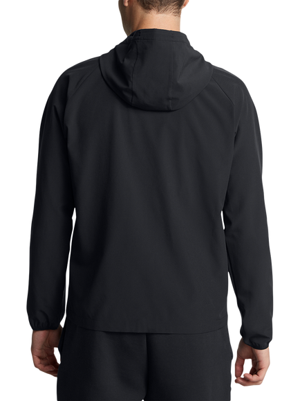 Under Armour Vibe Woven Jacket,  Black / / White - view 2, Black / / White