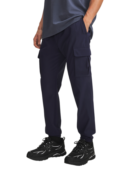 Under Armour Vibe Woven Cargo Trousers, Midnight Navy, Midnight Navy