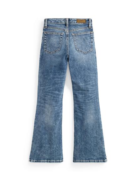 Ralph Lauren Kids' Flared Denim Jeans, Kindal Wash - view 2, Kindal Wash