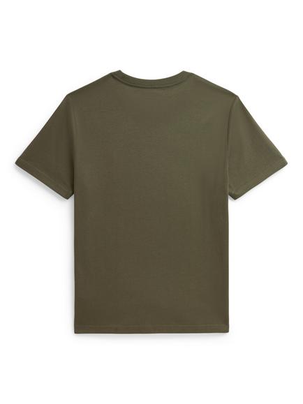 Polo Ralph Lauren Kids' Cotton Crew Neck T-Shirt - view 2, Cruise Olive