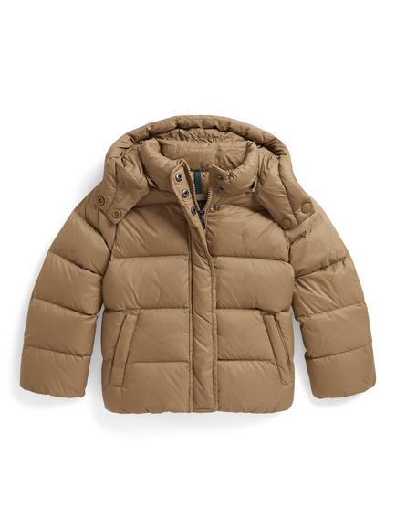Ralph Lauren Kids' Down Filled Bomber Jacket, Camel, Camel