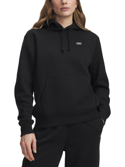 Under Armour Rival Fleece Hoodie, Black, Ultimate Black / / W
