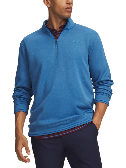 Under Armour Half Zip Sports Top, Aegean Blue / / Aege, Aegean Blue / / Aege