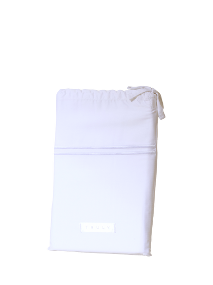 Truly Satin Stitch Bedding, White - view 2, White