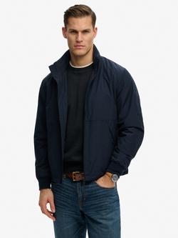 Superdry Flyweight Sports Jacket, Eclipse Navy, Eclipse Navy