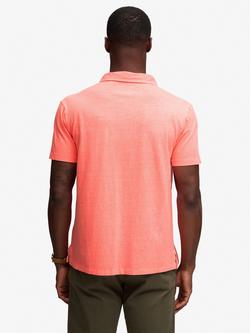 Superdry Classic Polo Shirt, Neon Coral - view 2, Neon Coral