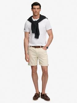 Superdry Vintage Straight Shorts, Natural, Natural