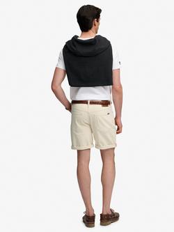 Superdry Vintage Straight Shorts, Natural - view 2, Natural