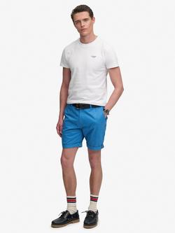 Superdry Premium Regular Chino Shorts, Cali Blue, Cali Blue