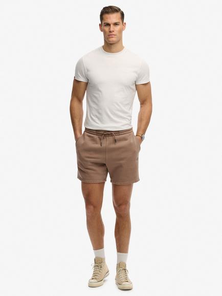Superdry Micro Logo Shorts, Shitake Brown