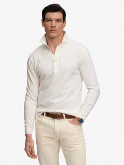 Superdry Classic Preppy Long-Sleeved Top, Bone White, Bone White