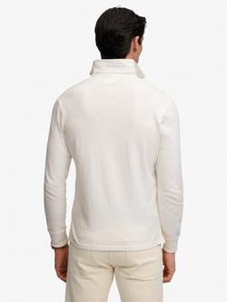 Superdry Classic Preppy Long-Sleeved Top, Bone White - view 2, Bone White