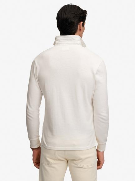 Superdry Classic Preppy Long-Sleeved Top - view 2, Bone White