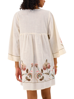 Accessorize Statement Embellished Kaftan, Ivory - view 2, Ivory