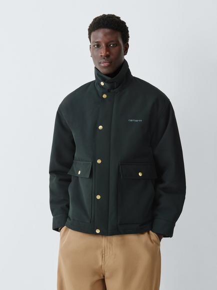 Carhartt WIP Quentin Canvas Jacket, Black/Black, Black/Black