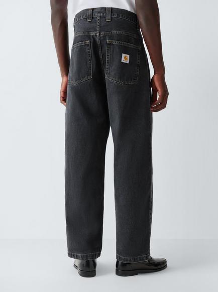 Carhartt WIP Brandon Jeans, Black Stone Washed - view 2, Black Stone Washed