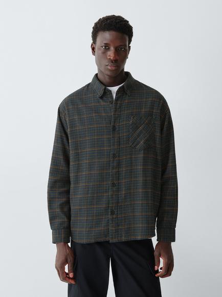 Carhartt WIP Todrick Cotton Shirt, Houndstooth/Blue, Houndstooth/Blue
