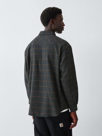 Carhartt WIP Todrick Cotton Shirt, Houndstooth/Blue - view 2, Houndstooth/Blue