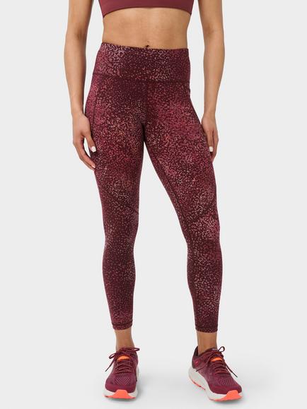 Sweaty Betty Power 7/8 Gym Leggings, Red, Red