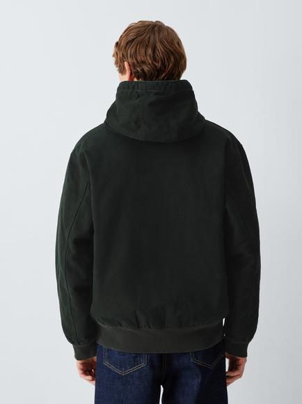 Carhartt WIP Cotton OG Active Hooded Jacket, Black Stone Canvas - view 2, Black Stone Canvas