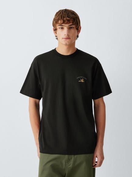 Carhartt WIP Cotton Duck Logo T-Shirt, Black, Black