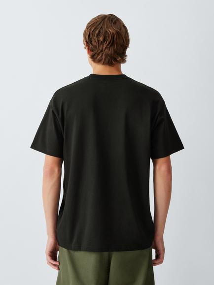 Carhartt WIP Cotton Duck Logo T-Shirt, Black - view 2, Black