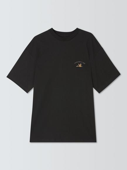Carhartt WIP Cotton Duck Logo T-Shirt, Black, Black
