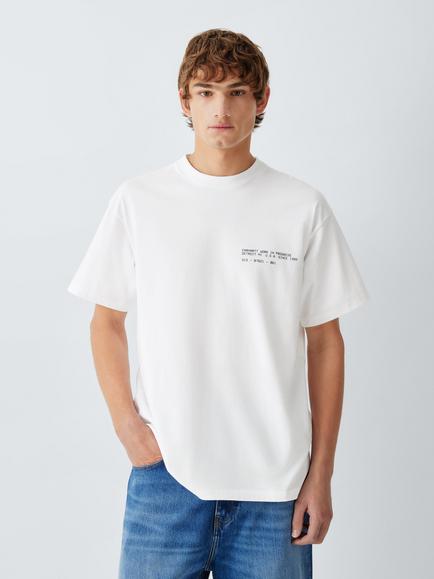 Carhartt WIP Feather Progress Cotton Single Jersey T-Shirt, White, White