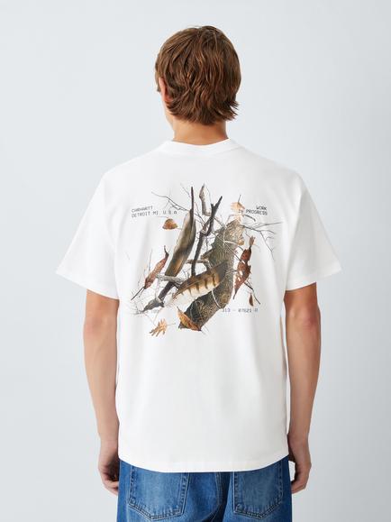 Carhartt WIP Feather Progress Cotton Single Jersey T-Shirt, White - view 2, White