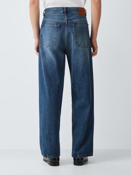 Carhartt WIP Payson Wide Leg Straight Fit Jeans, Marble Used Wash - view 2, Blue, Marble Used Wash