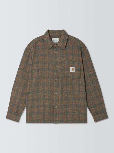 Carhartt WIP Cotton Shirt, Bagley Check/Brown, Bagley Check/Brown