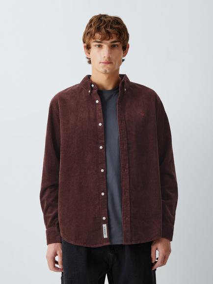 Carhartt WIP Madison Cotton Corduroy Shirt, Amarone, Amarone