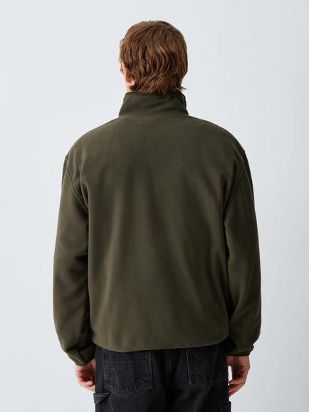 Carhartt WIP Edmore Half Zip Fleece Jumper, Cypress/Black - view 2, Cypress/Black