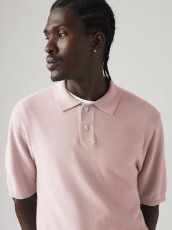 Levi's Cotton Blend Polo Shirt, Au Naturel - view 2, Au Naturel
