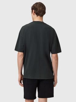 AllSaints Xander Loose Fit Crew Neck Cotton T-Shirt, Grey - view 2, Grey