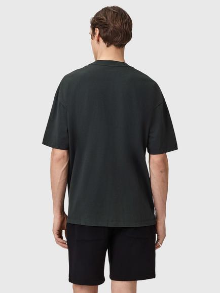 AllSaints Xander Loose Fit Crew Neck Cotton T-Shirt, Grey - view 2, Grey
