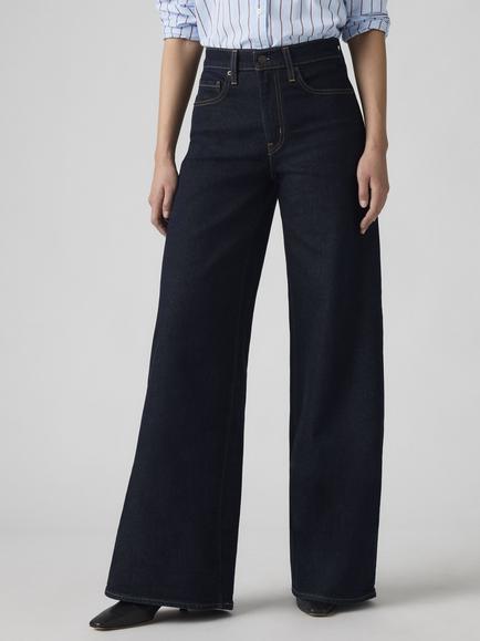 Levi's 728 High Rise Wide Leg Jeans, Retro Rinse Lb - view 2, Retro Rinse Lb