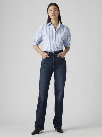 Levi's Ribcage High Rise Full Length Jeans, Apply, Apply Now