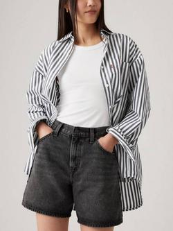 Levi's High Rise Baggy Denim Shorts, Where's My Phone - view 2, Where's My Phone