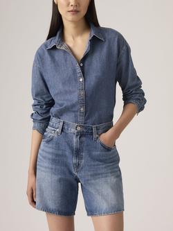 Levi's High Rise Baggy Denim Shorts, Worn Memory Short - view 2, Worn Memory Short
