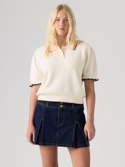 Levi's Supersoft Summer Short Sleeve Polo Shirt, Egret Cab - view 2, Egret Cab
